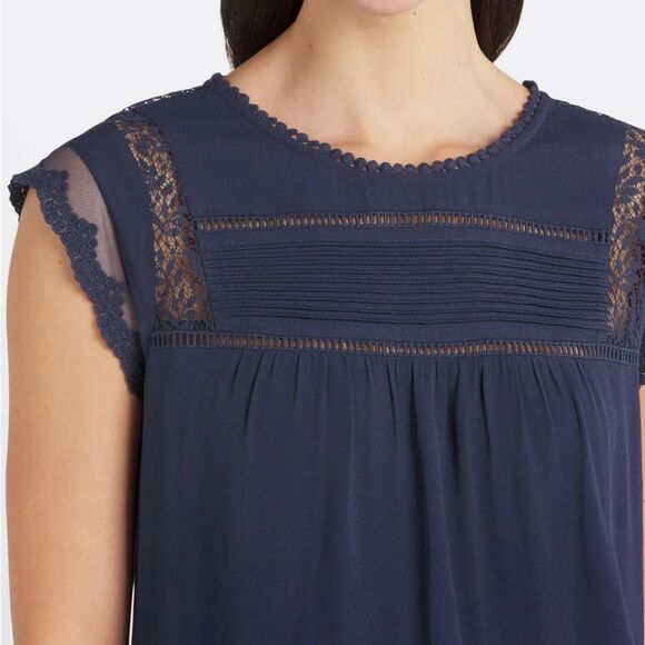 DANIEL RAINN
Becru Lace detail Blouse BLACK size M stitch‎ fix nwt - Picture 4 of 6